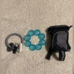 3 PC Baby/toddler teething and bottle holder